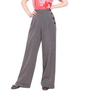 Grey Vivien of Holloway 1940s Katharine Trousers